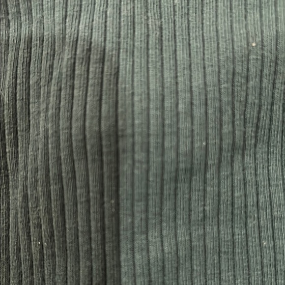 Green Ribbed Bustier Top - Picture 5 of 6